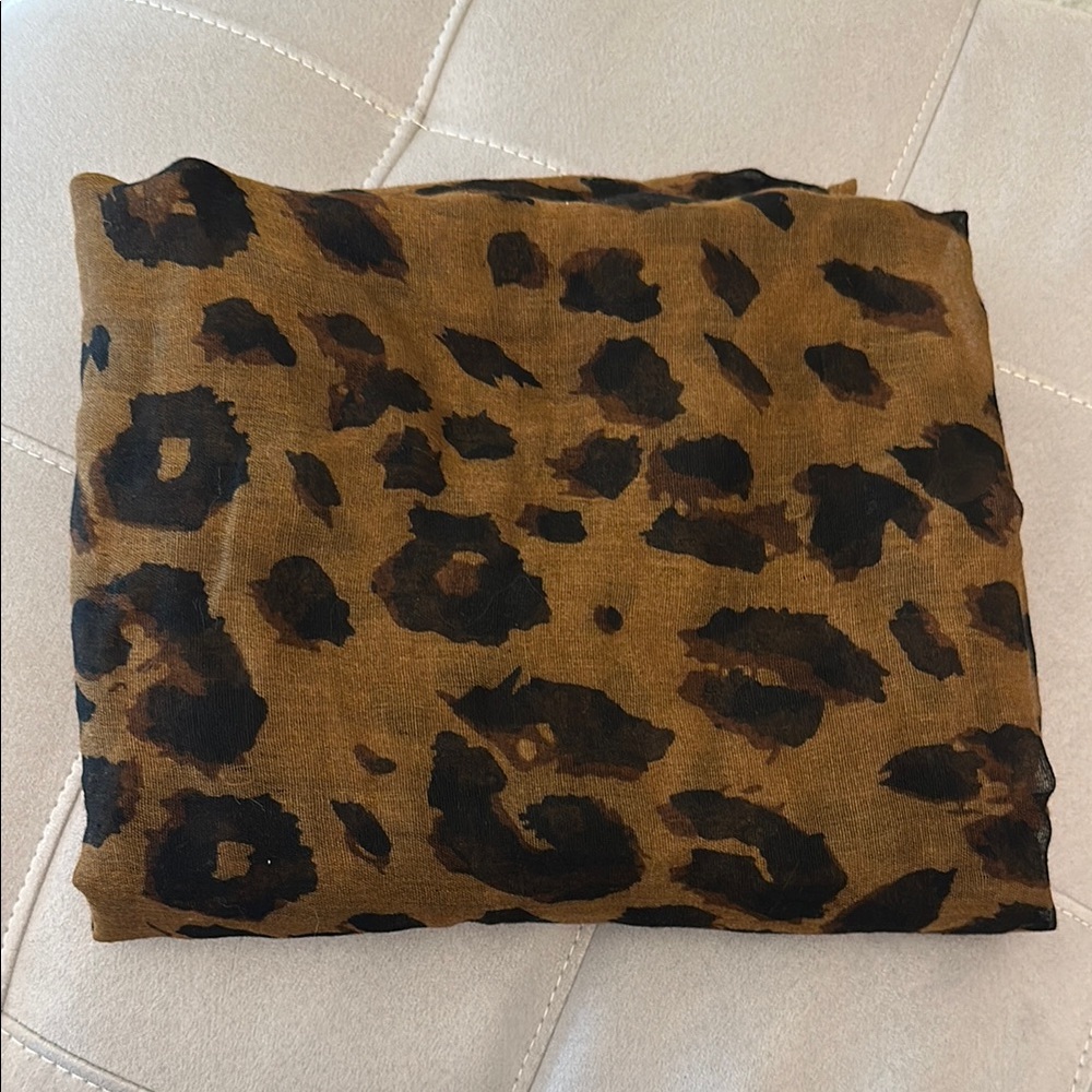 Charlotte Russe Leopard Infinity Print Scarf